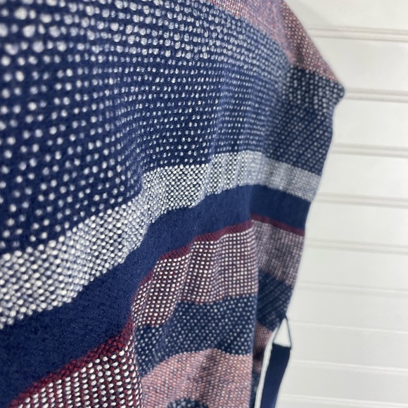 Moth Anthropologie Sleeveless Knitted Striped Pattern Belted Cardigan S Women’s - Picture 2 of 16